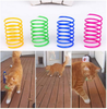 Andiker Cat Spiral Spring, 12 Pc Cat Creative Toy to Kill Time and Keep Fit Interactive cat Toy Durable Heavy Plastic Spring Colorful Springs Cat Toy for Swatting, Biting, Hunting Kitten Toys