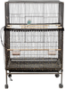 Perfitel Universal Birdcage Cover Seed Catcher Parrot Birdcage Nylon Mesh Guard Netting with lace (Not Included Birdcage,1 Piece)…