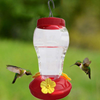 DEIHENG Hummingbird Feeding Station, Wide Mouth Waist Hummingbird Feeder Free Nectar Patio Yard Window Bird Food Feeder Drinker Bird Food