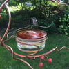 Hummingbird Feeders for Outdoors, Humming Birds Houses for Outside Hanging, Red Berries Design Attracts More to Rest, Best Gifts for Bird Lovers