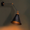 American Creative Antique E27/26 Retractable Folding Wall Lamp Bedroom Bedside Study Living Room Lamp