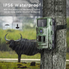 1080P Trail Camera, 16MP Hunting Camera with 120° Wide-Angle Night Vision Motion Activated Game Camera with 2.0 "LCD IP56 Waterproof for Wildlife Monitoring