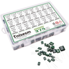Tnisesm 375 Pcs 24 Value Metalized Mylar Polyester Film Capacitors Assortment Kit 0.22nF - 470nF 100V in a Box Tn-20-4