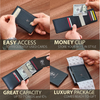 TRAVANDO Money Clip Wallet"RIO" - Mens Wallets slim Front Pocket RFID Blocking Card Holder Minimalist Mini Bifold Gift Box