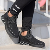 Men's Work Shoes Anti-smashing Steel Toe Safety Sneakers Breathable Anti-slip Running Shoes Walking Jogging