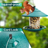 Solution4Patio Expert in Garden Creation 2 Pack Cord Lock Bird Feeder, Squirrel-Proof, Tunnel-Shaped Easy to Clean & Refill, Panorama, Large Capacity, Thick Plastic #G-B132A00-US