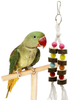 WEIYU 7 Packs Bird Parrot Swing Chewing Toys-Natural Wood Blocks Parrot Tearing Cage Toys Best for Finch,Budgie,Parakeets,Cockatiels, Conures,Love Birds and Amazon Parrots