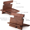 Wood Phone Charging Station for Men and Nightstand Organizer Dock - for All iPhone, Android Devices - Wooden Bedside Stand