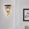 LED Wall Lights Modern Crystal Wall Lamps Wall Sconces Bedroom Dining Room Iron Wall Light 220-240V 110-120V 5W