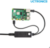 UCTRONICS PoE Splitter USB-C 5V - Active PoE to USB-C Adapter, IEEE 802.3af Compliant for Raspberry Pi 4, Google WiFi, Security Cameras, and More