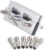 SYT Self Centering Doweling Jig Drill Guide Bushings Set Woodworking Joints Tools 0.4~2.25in
