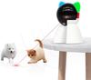 Rechargeable Motion Activated Cat Laser Toy Automatic,Interactive Cat Toys for Indoor Kitten/Dogs/Puppy,Three Installation Methods,Fast and Slow Mode