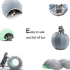 K·1 Cat Toy Balls, Indoor Cats Tunnel Tube Interactive 8 in 1 Bed Cave Condos, Portable & Foldable Multi-Function Scratch Resistant Fun Toy…
