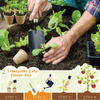 Colwelt Garden Tools Set - Heavy Duty Gardening Tool Set for Women with Wooden Handle, Include Gardening Bag, Hand Rake Fork Trowel Gardening Accessories, Gardening Gifts for Women Men