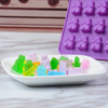 Gummy Bear Candy Molds Silicone - Chocolate Gummy Molds with 2 Droppers Nonstick Food Grade Silicone Pack of 4