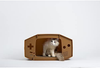 Cat House, Outdoor Cat House Waterproof for Winter,Rain, Collapsible Warm Cat Houses for Outdoor/Indoor Cats, Easy to Assemble Game Player House for Small Dogs(24 x 12 x 2 inches)