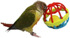Bird Ball Foot Talon Toy for Chewing Training，Parrots Treat Tabletop Puzzle Ball Toy，Soft Rubber Bird Grinding Beak Ball，Bird Cage Playpen Gym Playground Decor for Cockatiels Conures African Grey