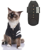 EXPAWLORER Cat Sweater for Cold Weather - Grey Knitted Outerwear Soft Pet Clothes Winter Outfit for Cat and Small Dog
