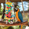 Bvanki Parrot Toy, Colurful Rainbow Bridge, Chewing,Hanging Toy, Parrot Nest Suitable for A Wide Variety of Large and Small Parrots and Birds.