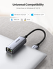 UGREEN USB Ethernet Adapter Aluminum USB 3.0 to Network Gigabit RJ45 LAN 10 100 1000 Mbps Adapter Converter Compatible for Nintendo Switch MacBook Mac Pro Mini iMac XPS Surface Pro Notebook PC