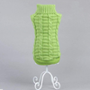 Bolbove Cable Knit Turtleneck Sweater for Small Dogs & Cats Knitwear Cold Weather Outfit