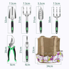 Joyhoop Garden Tools Set, Extra Succulent Tools Set, Heavy Duty Gardening Tools Aluminum with Soft Rubberized Non-Slip Handle Tools, Durable Storage Tote Bag, Gifts Tools for Men Women
