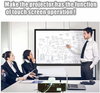 Projector Accessories Interactive Whiteboard for Projector,Make The Projection Can Be Clicked, Written and Drawn,Mini Portable Projector Screen for Office,School and Home
