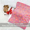3 Pack Cat and Dog Blanket - MIWOPET Soft & Warm Fleece Flannel Pet Blanket, Great Pet Throw for Puppy, Small Dog, Medium Dog & Large Dog (Small)