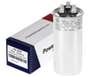 PowerWell 30 + 5 MFD uf 370 or 440 Volt Dual Run Round Capacitor PW-CAP-30/5/370-440R for Condenser Straight Cool or Heat Pump Air Conditioner - Guaranteed to Last 5 Years