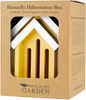 WILDLIFEGARDEN Butterfly Hibernation Box, Solid Wood Butterfly Habitat and Year-Round Sanctuary, Weatherproof Paint, Fully Assembled and Easy to Install, Gift Box, Designed in Sweden, Yellow