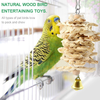 Bird Parrot Toys Swing Hanging Bird Cage Accessories Toy Perch Ladder Chewing Toys Hammock for Parakeets,Cockatiels,Lovebirds,Conures,Budgie,Macaws,Lovebirds,Finches and Other Small Pets