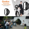GODOX 80x80cm 32x32in Foldable Flash Softbox kit with S2 Bracket Bowens Mount Holder for Camera Flash Speedlight Studio Photography (SGUV8080)