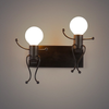 Vintage Wall Lamps Wall Sconces Living Room Kids Room Iron Wall Light 220-240V 40 W