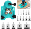 BEAMNOVA Hole Saw Kit Diamond Drill Bits with Jig Ceramic Tile Drilling Set 6mm-50mm 1/4~2 Inch for Glass Stone Granite Marble