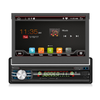 YUEHOO YH-514 7 Inch 1 DIN Android 10.0 Car Radio Multimedia DVD Player Retractable Touch Screen Stereo 4 Core 4+32G WIFI 4G GPS Navigation FM AM RDS