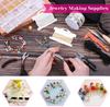 Jewelry Making Kits for Adults, Shynek Jewelry Making Supplies Kit with Jewelry Making Tools, Earring Charms, Jewelry Wires, Jewelry Findings and Helping Hands for Jewelry Making and Repair