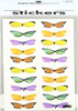 Paper House Productions ST-2212E Photo Real Stickypix Stickers, 2-Inch by 4-Inch, Butterflies (6-Pack)