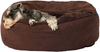 MICOOYO Cozy Cave Dog Bed, Orthopedic Burrowing Dog Beds with Blanket Attached, Snug BeanBag Style Hooded Pet Cuddler Bed for Small, Medium Dogs and Cats, Multiple Colors in 2 Sizes