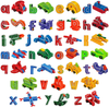 JOYIN Alphabet Transforming Robot Action Figure Toys 26 PCS for Kids ABC Learning, Birthday Party, School Classroom Rewards, Pre-School Education Toy