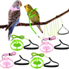 Shappy 4 Pieces Pet Parrot Bird Harness Leash Adjustable Bird Flying Harness Traction Rope with Cute Wing for Parrots Pigeons Budgerigar Lovebird Outdoor Training Toy