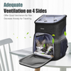 OSOCE Pet Carrier Backpack for Small Cats and Dogs, Puppies | Ventilated Design, Two-Sided Entry, Safety Straps, Buckle Support, Collapsible | for Travel, Hiking, Outdoor Use