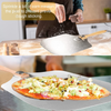 Aluminum Pizza Peel 12''x14'' and Pizza Cutter 14'' Rocker Style Blade. Metal Pizza Spatula Long Handle, for Indoor and Outdoor Pizza Oven. (with Cutter) (without Cutter)