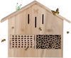 TZSSP Bee House Hotel Butterfly Houses Outdoor Multi Luxurious Wooden Insect Hotels Large Size 14.2" 12.2" 5.6"