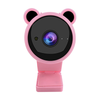 RYM M62 1080P HD Cute Panda Webcam 30FPS Built-In Microphone Plug and Play Web Camera for PC Laptop Video Conference