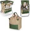 ONIVA - a Picnic Time Brand Gardener 5-Piece Garden Tool Set With Tote And Folding Seat