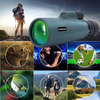 10-30 X 50 Zoom Monocular Telescope High Power Prism Compact Monoculars for Adults HD Monocular Scope for Bird Watching Hunting Hiking Concert Travelling (1050, Green)
