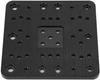 143 Build Plate 3D Printer, CNC Build Plate Mounting Board Anodized Aluminum Gantry Plate for C-Beam XLarge 3D Printing Accessories with Multiple Screw Holes
