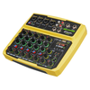 Drembo 4/6 Protable Digital Audio Mixer Console with Sound Card Bluetooth USB 48V Phantom Power for DJ PC Recording