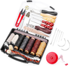 35Pcs BUTUZE Leather Sewing Kit, Leather Sewing Repair Upholstery Kit, Leather Working Tools with Waxed Thread, Tracing Wheel, Hand Stitching Tool Set, for Leather Sewing, Quilting, Repair Craft DIY