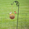 Urban Deco Metal Bird Feeder Squirrel Proof Bird Feeders for Outside Clearance Sunflower (3pcs- Green, Blue Orange)